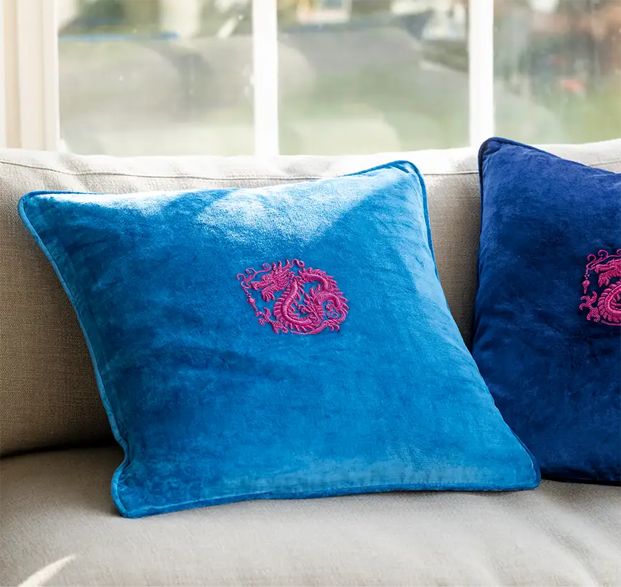 Samtkissen - Drache Samtkissen - Drache